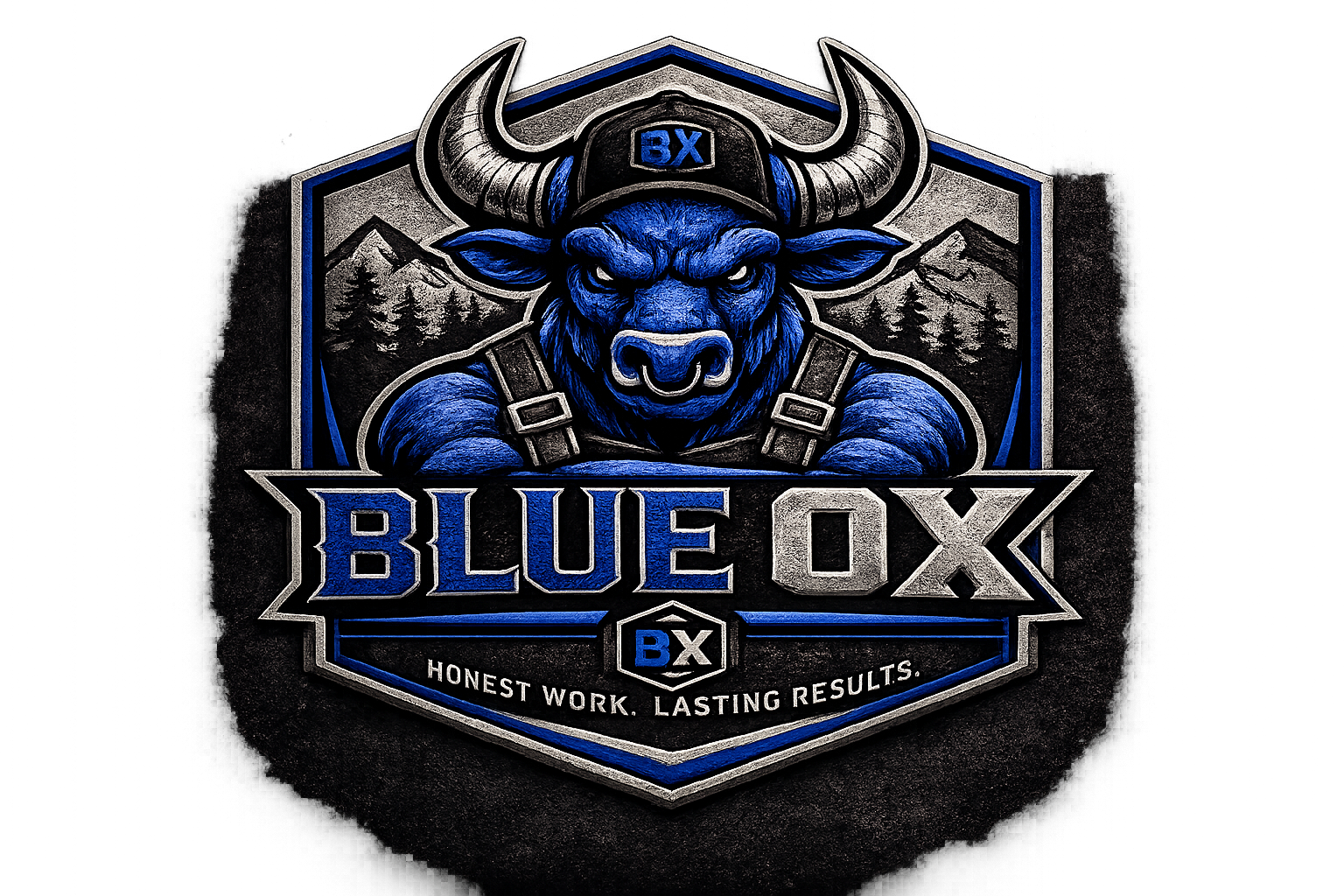 Blue Ox TradeWorks blue ox shield logo